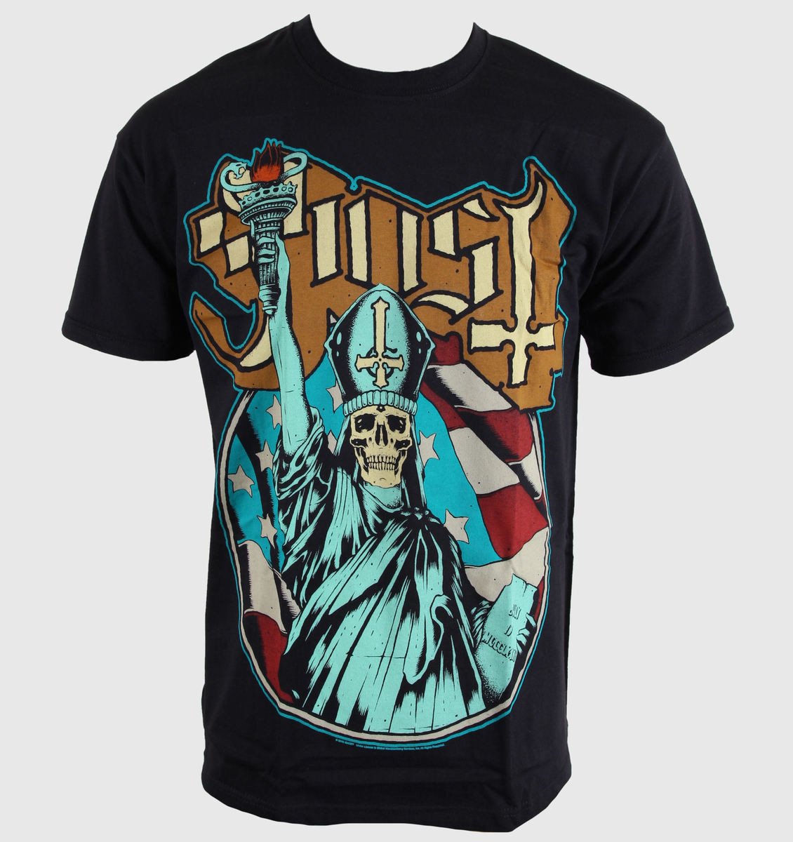 Tričko metal Ghost - Statue Of Liberty - ROCK OFF - GHOTEE09MB XXL