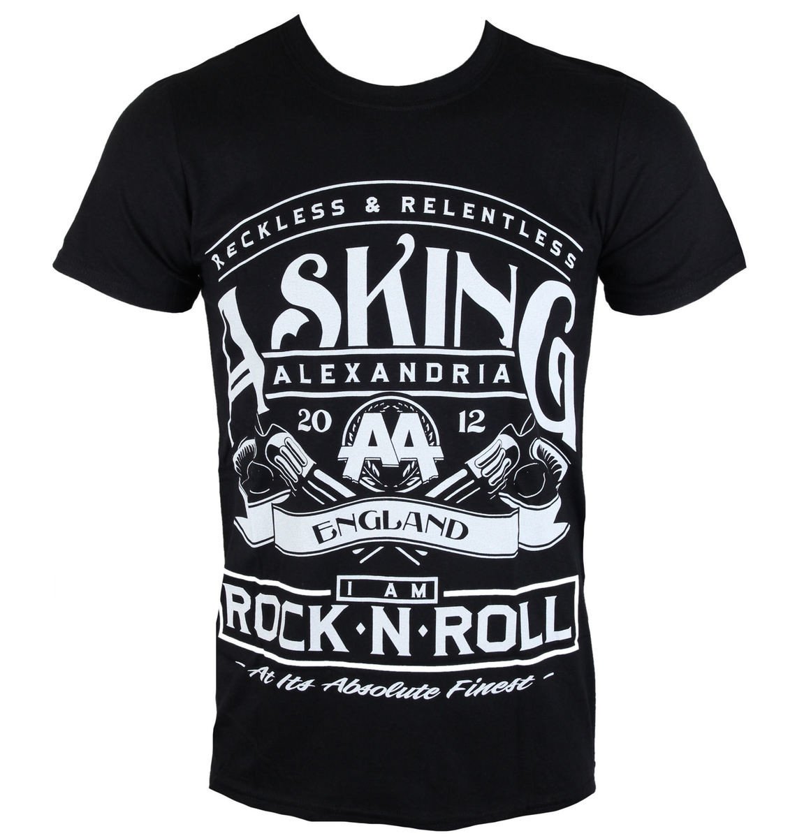 Tričko metal Asking Alexandria - Rock'N'Roll - ROCK OFF - ASKTS05MB S