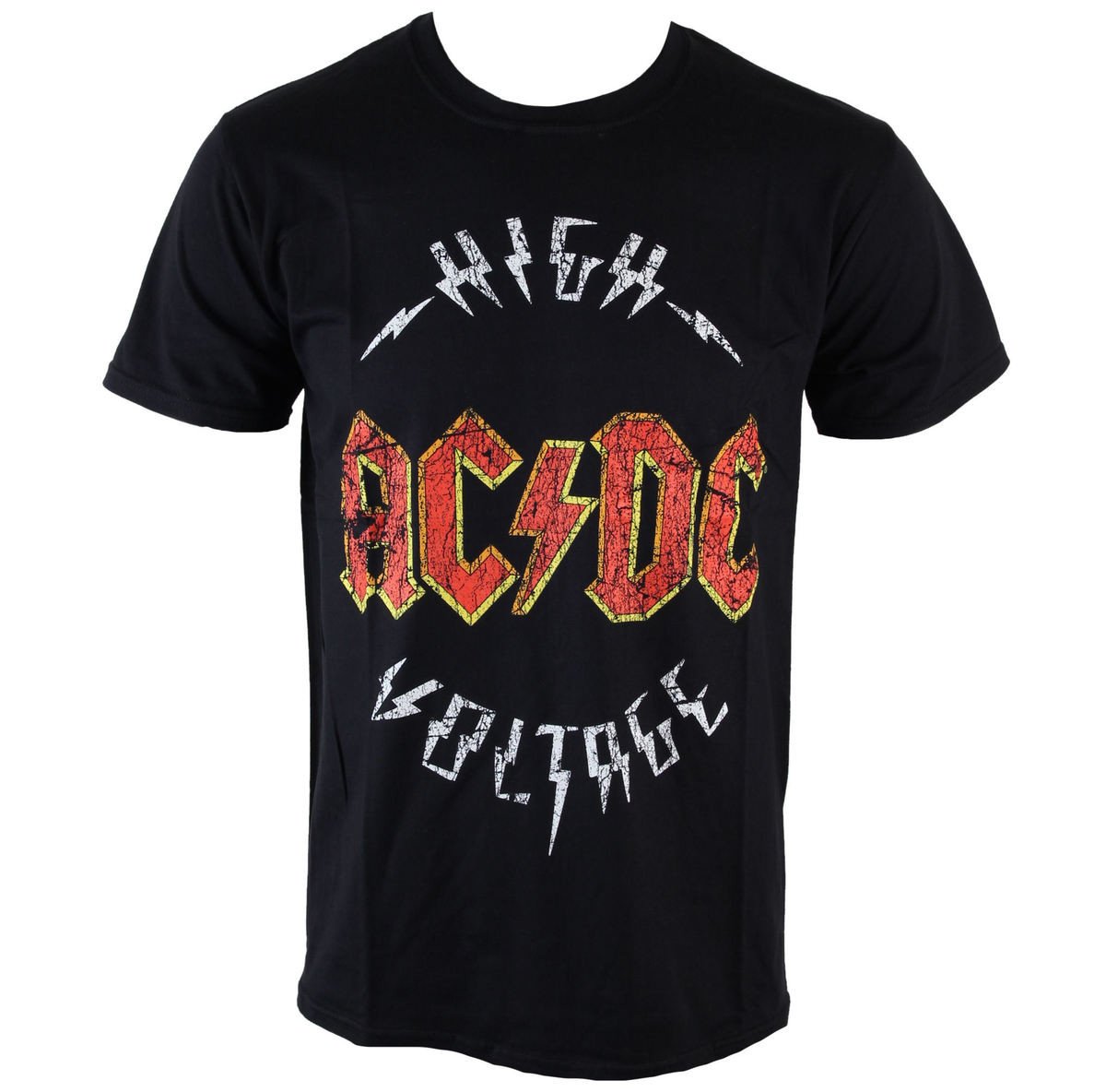 Tričko metal AC-DC - Logo High Voltage - ROCK OFF - ACDCTS11MB S