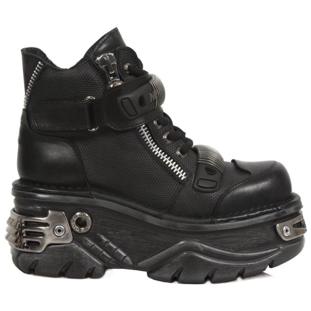 boty kožené dámské - ITALI GRABADO DIAMANTE TURBO - NEW ROCK - M.1065-S1 36