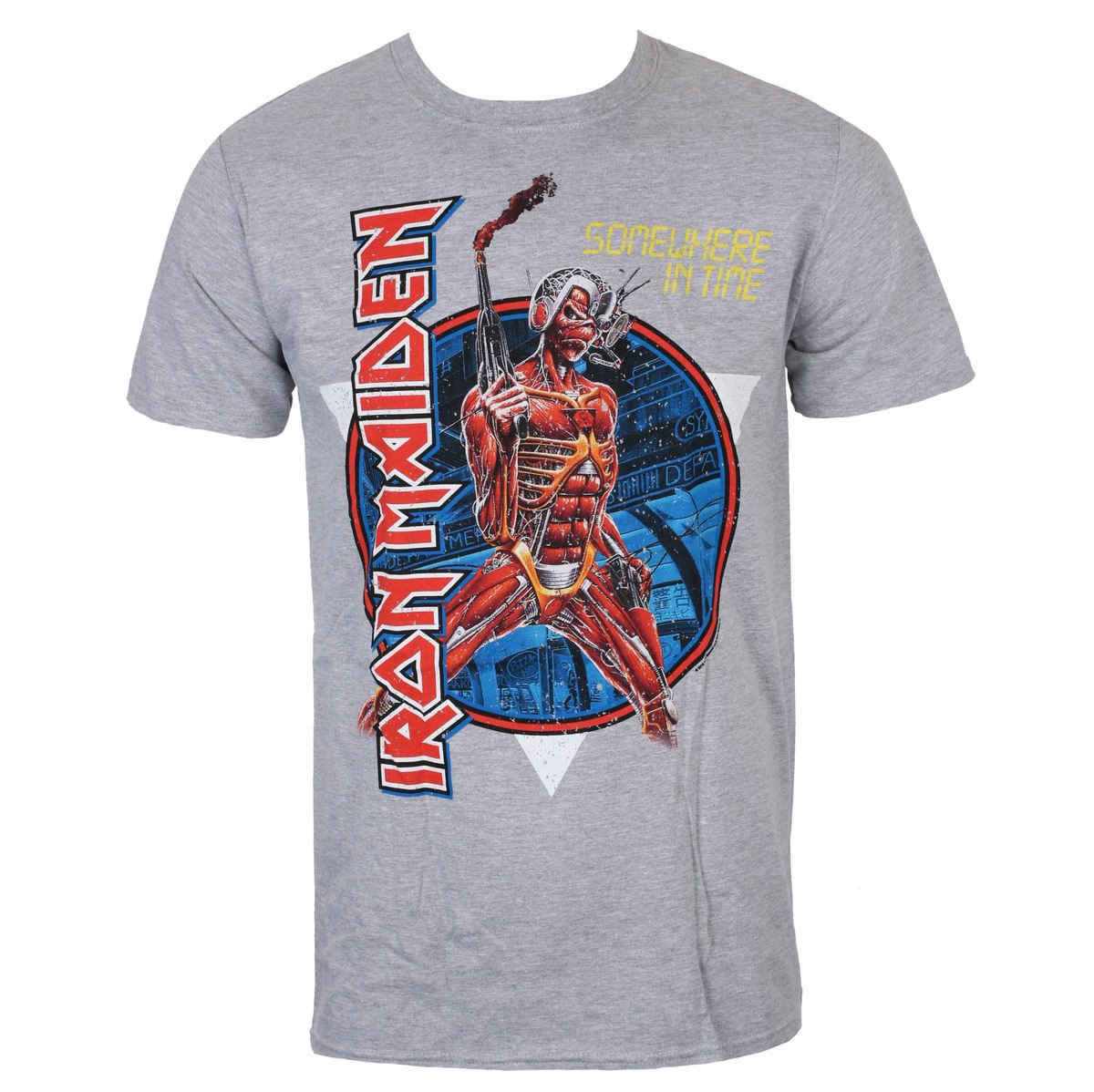 Tričko metal Iron Maiden - Somewhere In Time - ROCK OFF - IMTEE67MG M