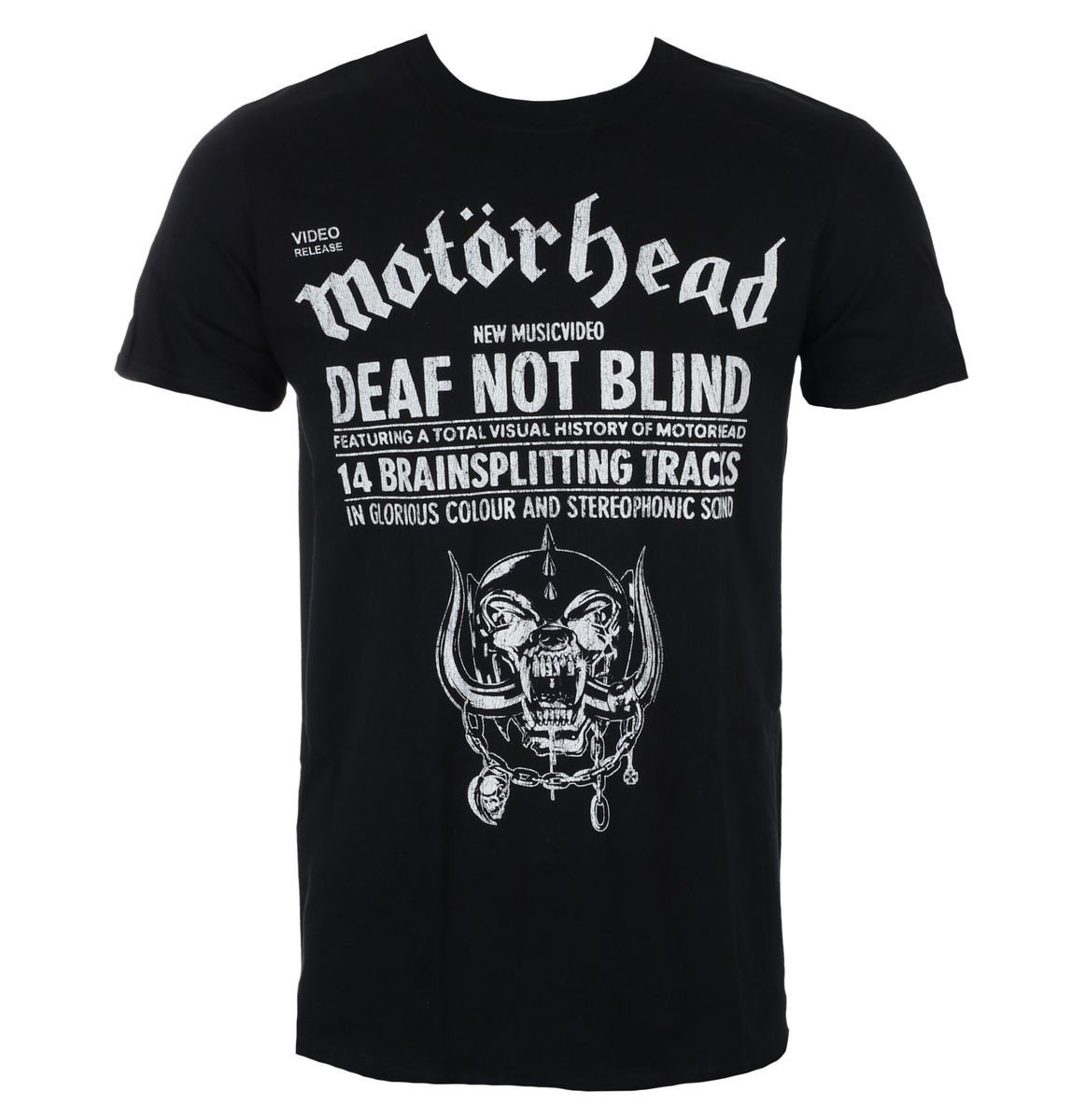 Tričko metal Motörhead - Deaf Not Blind - ROCK OFF - MHEADTEE44MB L