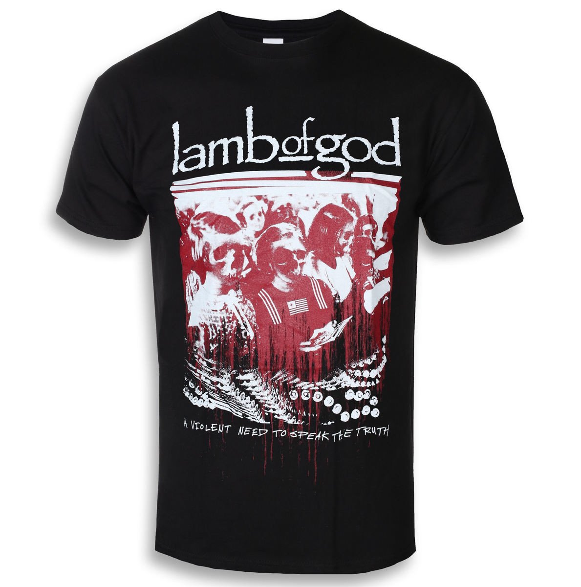 Tričko metal Lamb of God - Enough Is Enough - ROCK OFF - LAMBTS05MB S