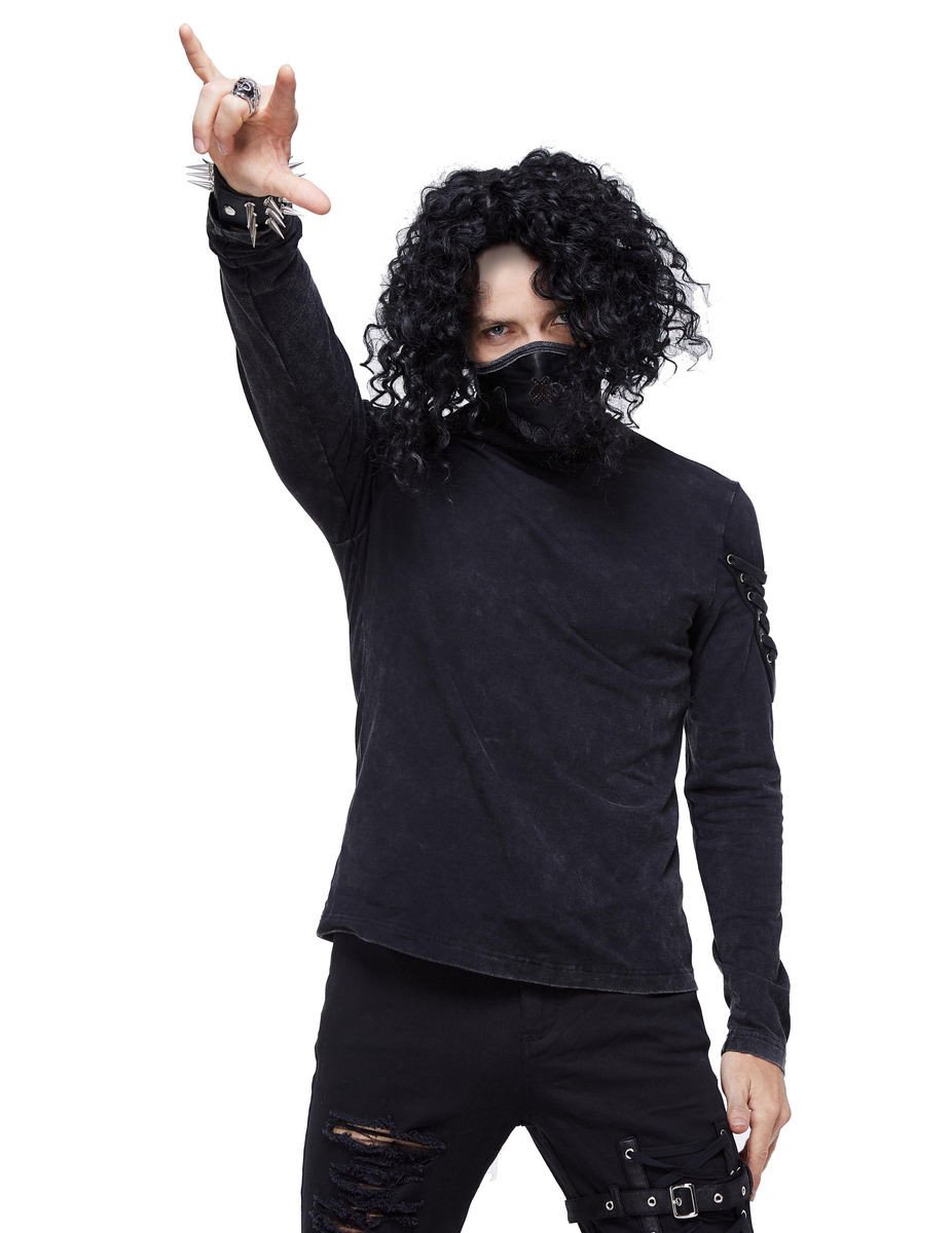 tričko pánské s dlouhým rukávem DEVIL FASHION S