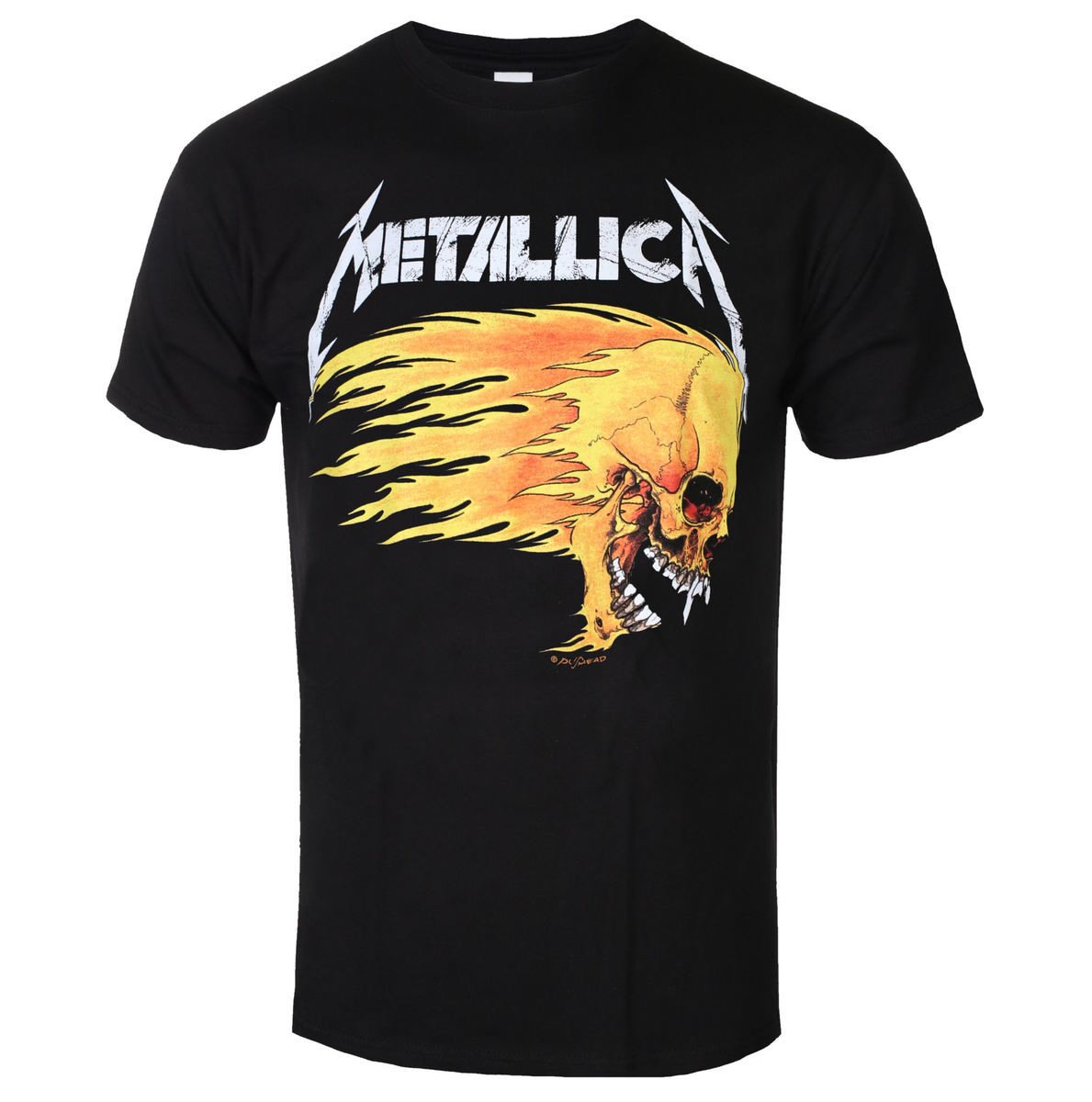 Tričko metal Metallica - Flaming Skull Tour 94 Black - NNM - RTMTLTSBFLA S