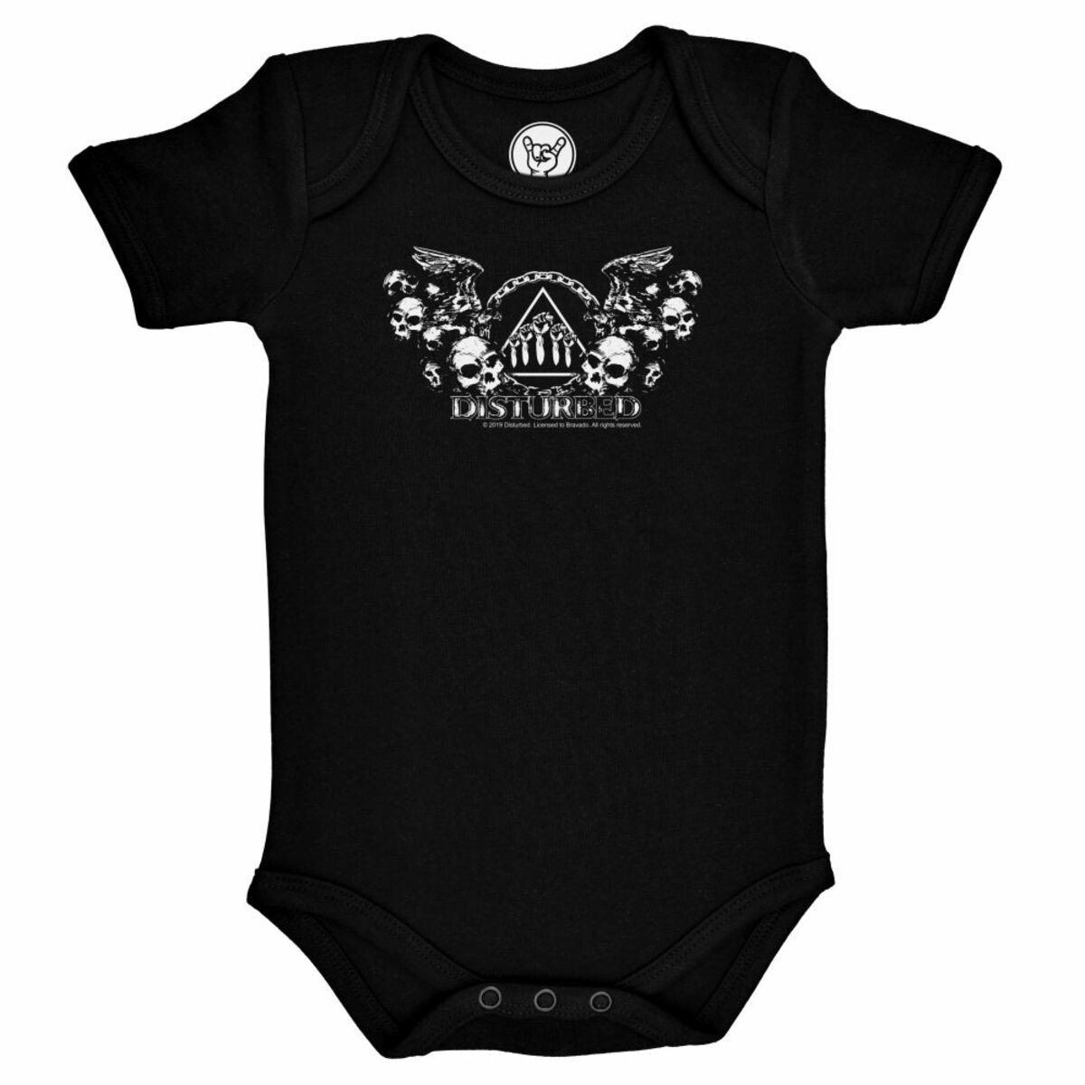 Dětské body pánské Disturbed - (Logo) - METAL-KIDS - 484.30.8.7 56/62