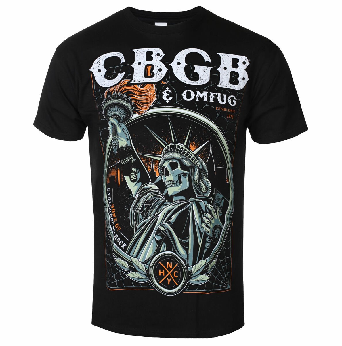 Tričko metal CBGB - Liberty - ROCK OFF - CBGBTS03MB S