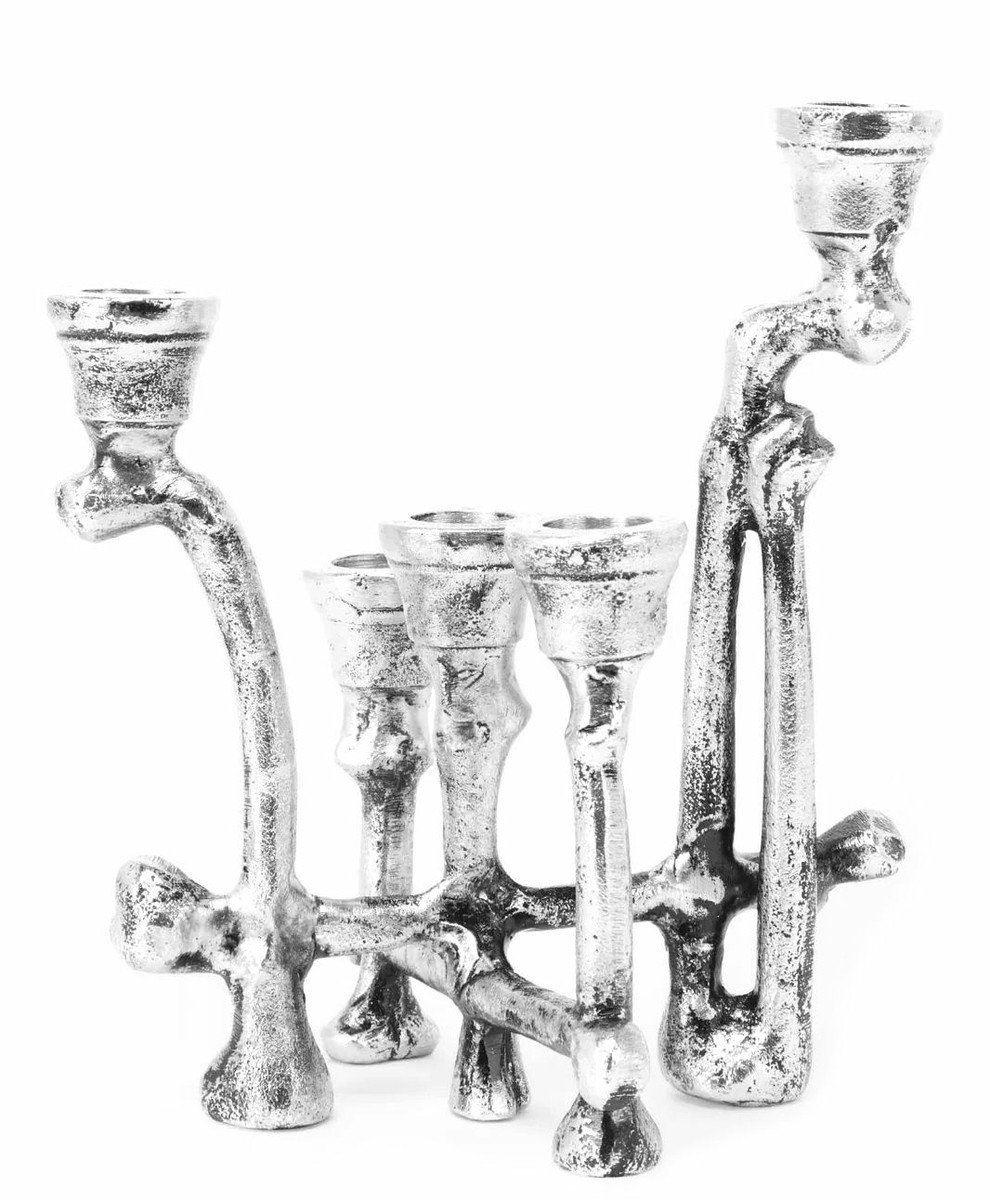 dekorace (svícen) KILLSTAR - Ossuary - Silver