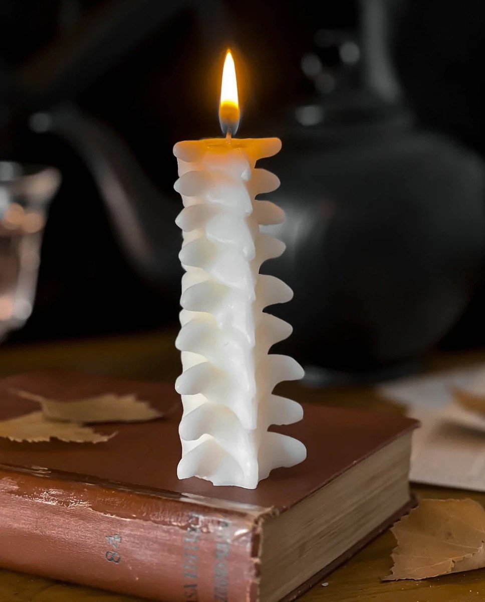 svíčka KILLSTAR - Ossuary - White