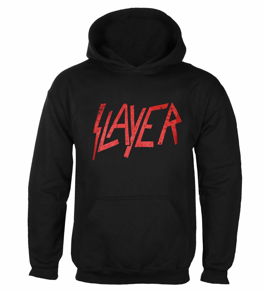 mikina s kapucí pánské Slayer - Distressed Logo - ROCK OFF - SLAYHOOD28MB S