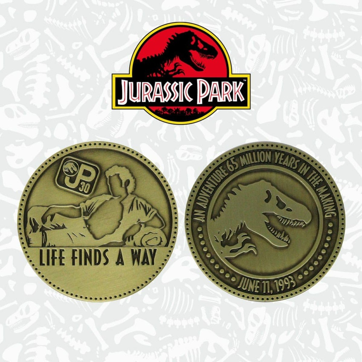 mince (sběratelská) Jurassic Park - 30th Anniversary - Limited Edition
