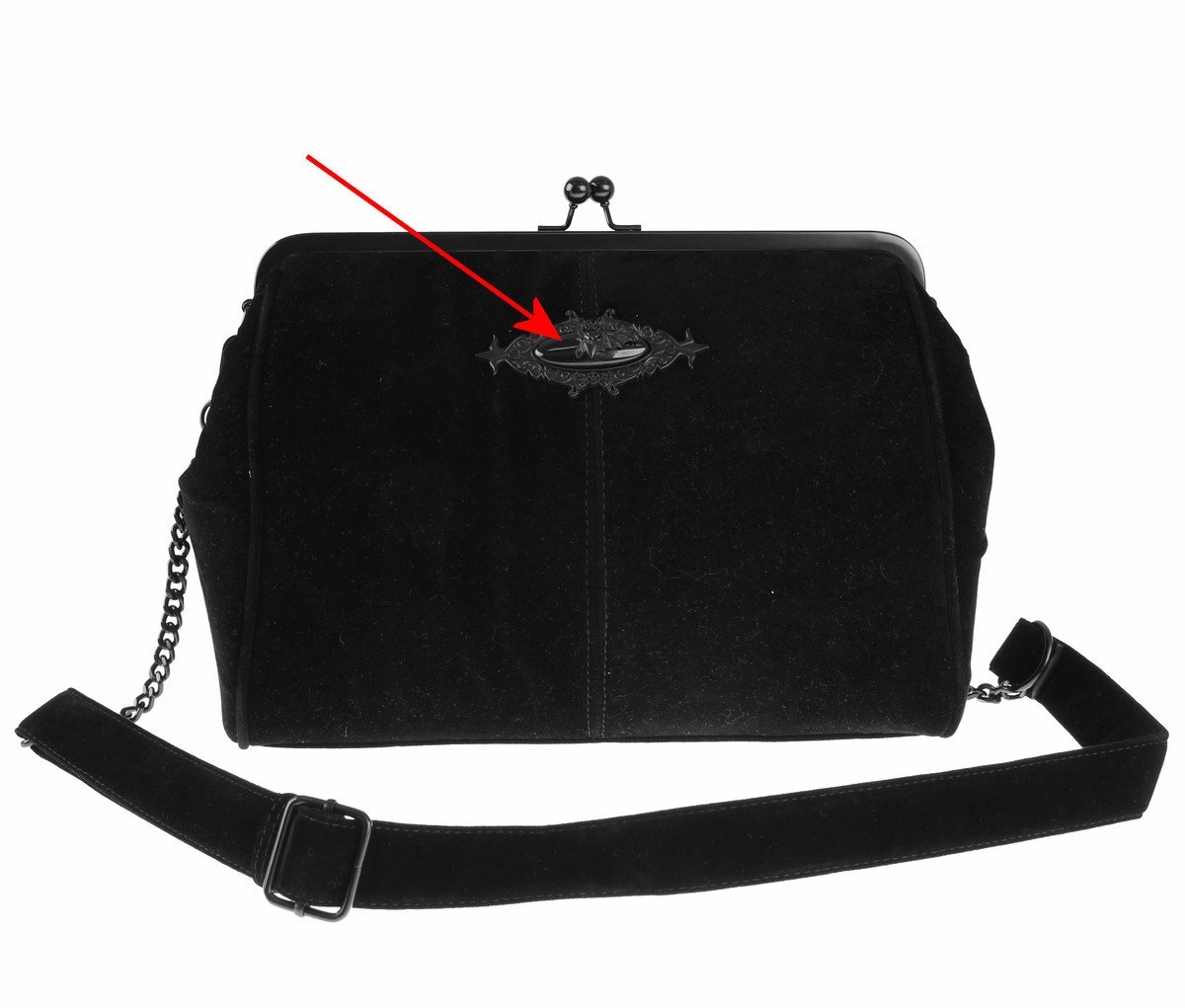 kabelka (taška) Black - POŠKOZENÉ