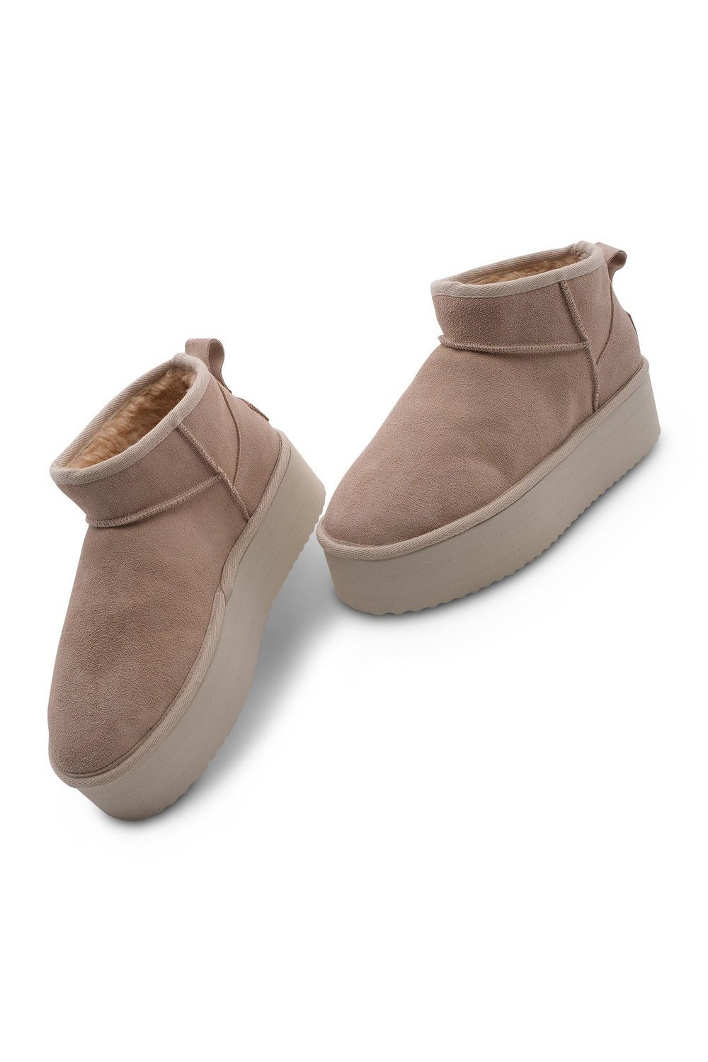 Marjin Ankle Boots - Beige - Block