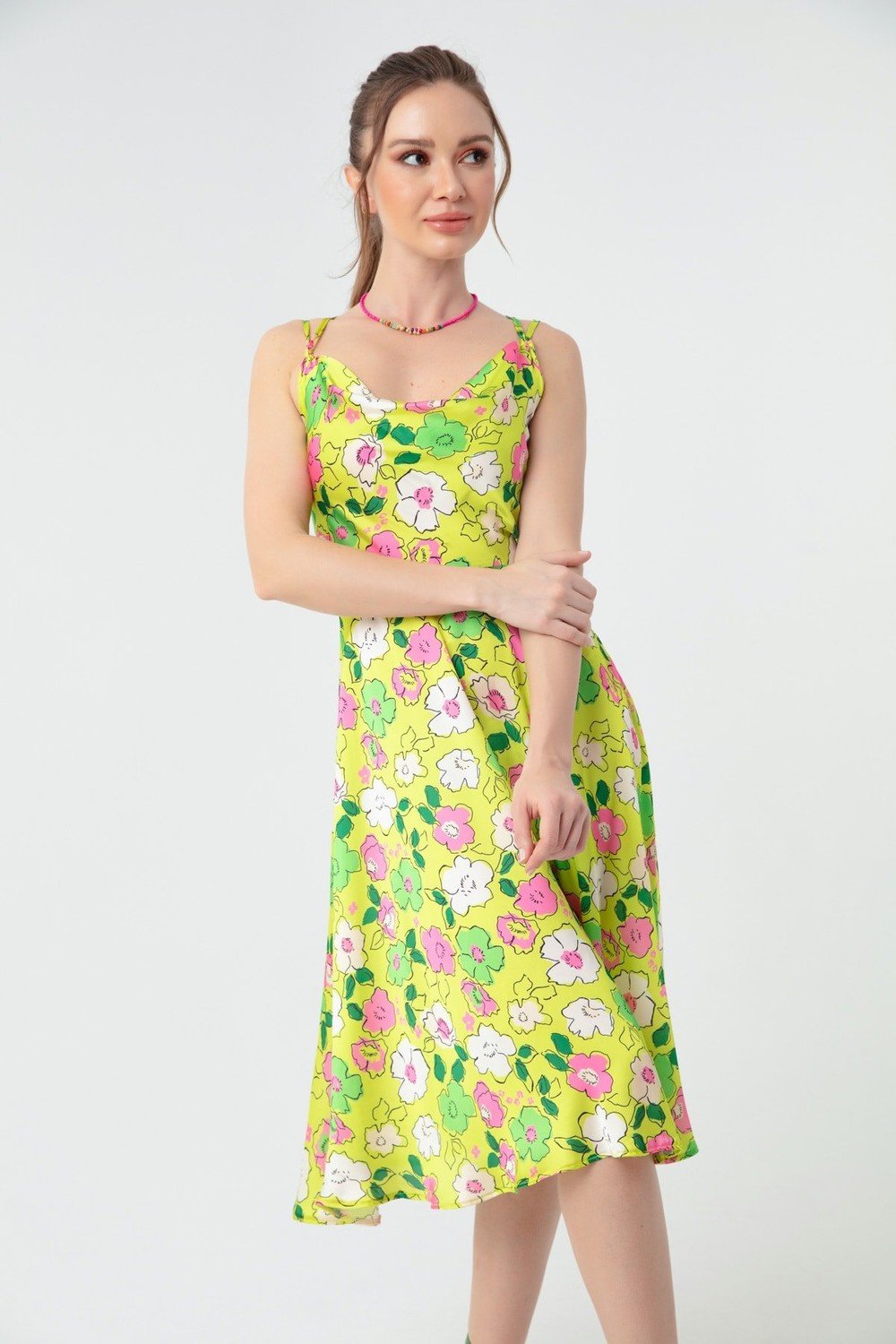 Lafaba Dress - Green - A-line