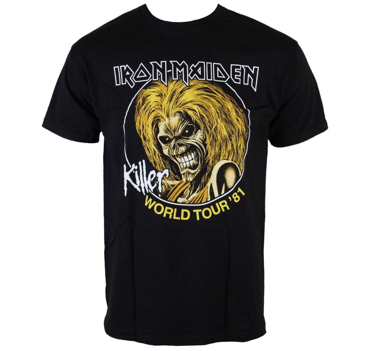 Tričko metal Iron Maiden - Killers World Tour 81 - ROCK OFF - IMTEE43MB S