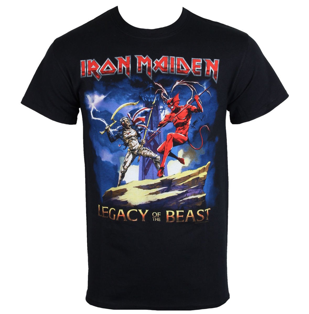 Tričko metal Iron Maiden - Legacy Beast Fight - ROCK OFF - IMTEE59MB S