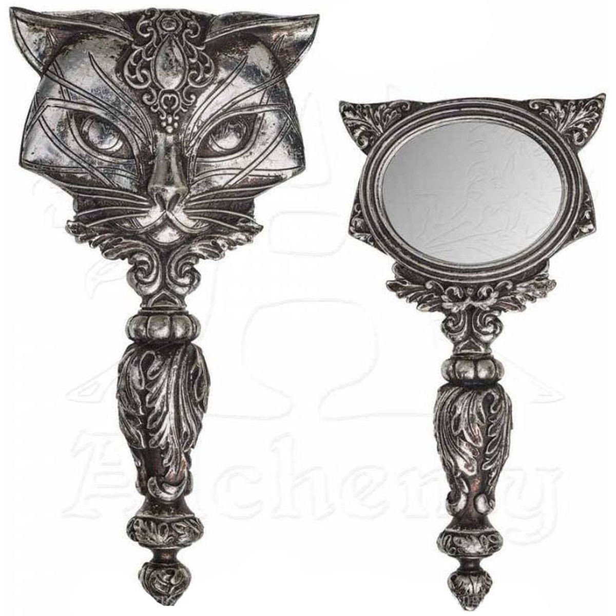 zrcátko (dekorace) ALCHEMY GOTHIC - Cat