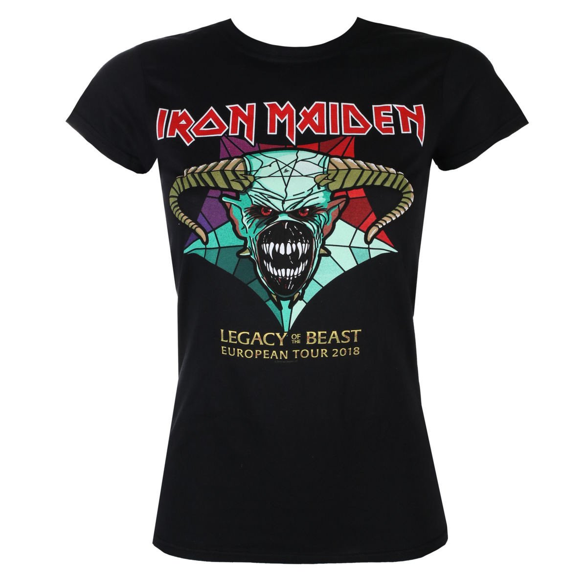 Tričko metal Iron Maiden - Legacy of the Beast European Tour 2018 - ROCK OFF - IMTEE72LB S