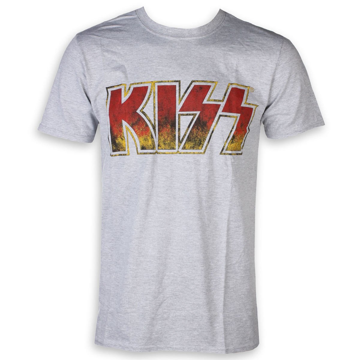 Tričko metal Kiss - Classic Logo - ROCK OFF - KISSTS01MG S