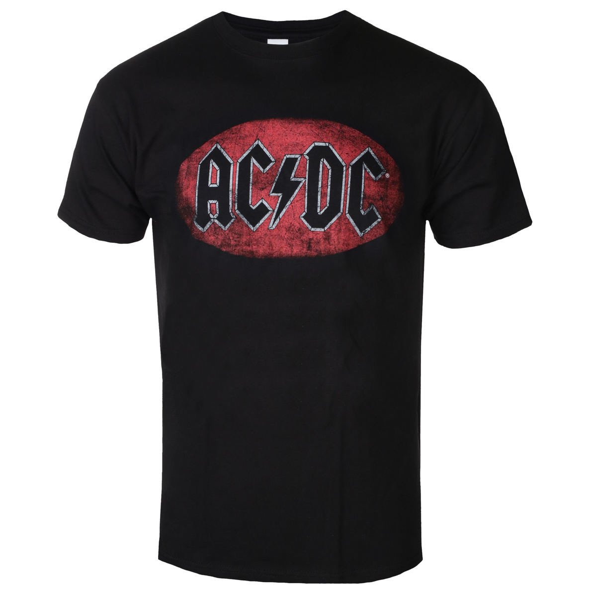 Tričko metal AC-DC - Oval Logo Vintage - ROCK OFF - ACDCTS70MB S