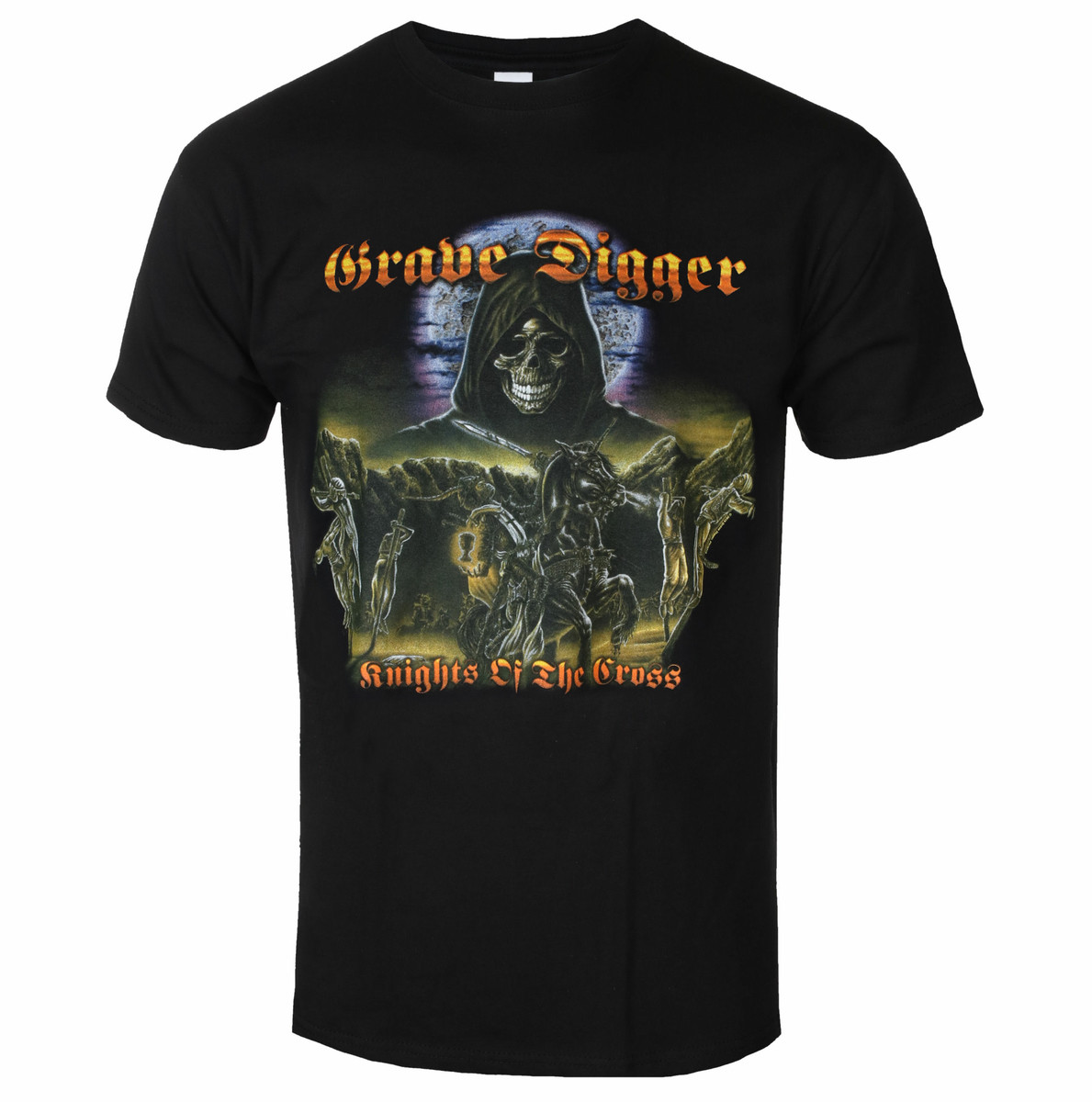 Tričko metal Grave Digger - KNIGHTS OF THE CROSS - PLASTIC HEAD - PH12015 S