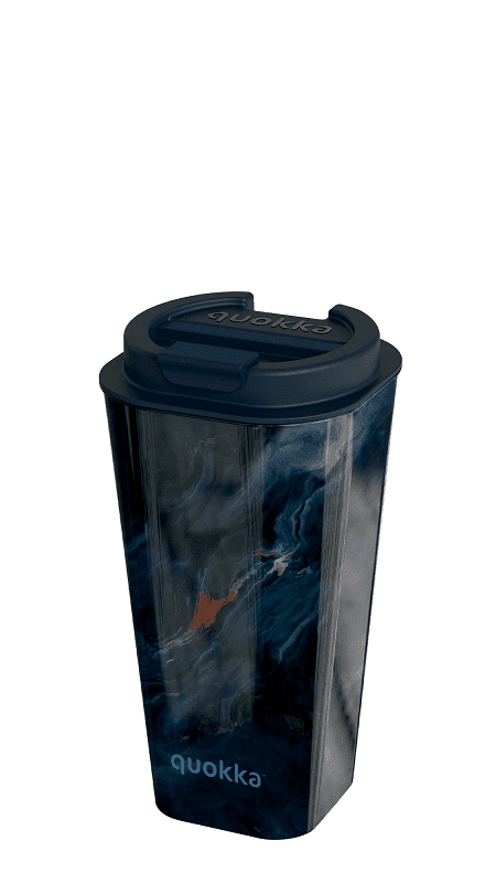 Termohrnek s dvojitou stěnou, Flux, 450 ml,Quokka, Dark stone