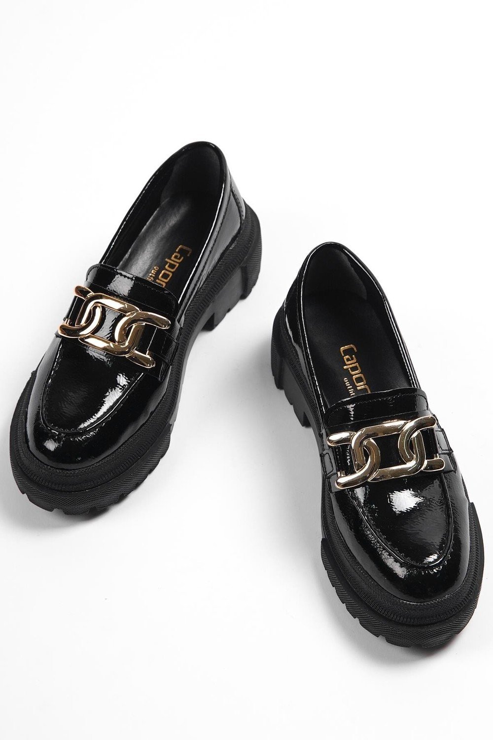 Capone Outfitters Loafer Shoes - Black - Block