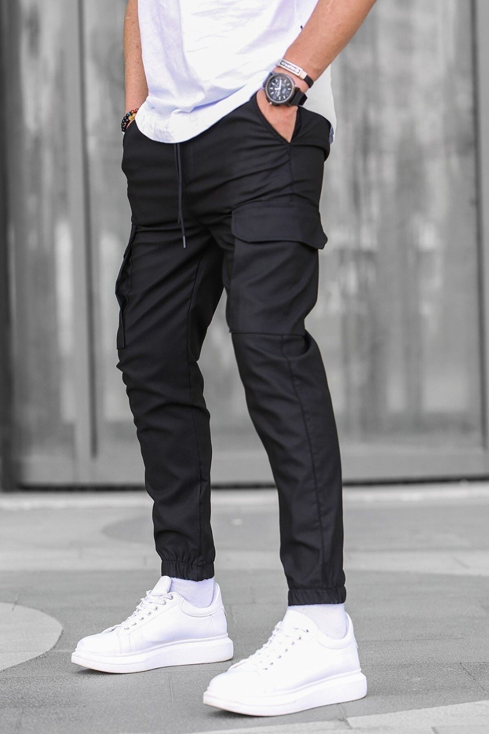 Madmext Pants - Black - Joggers