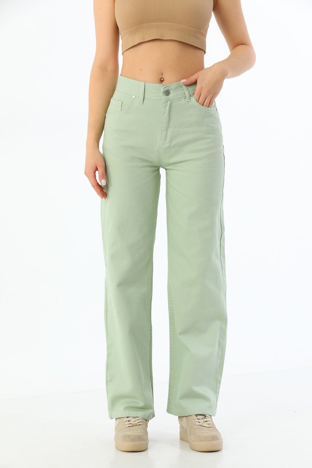 BİKELİFE Jeans - Green - Mom