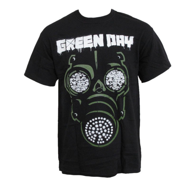 Tričko metal Green Day - green mask - ROCK OFF - GDTS05MB L