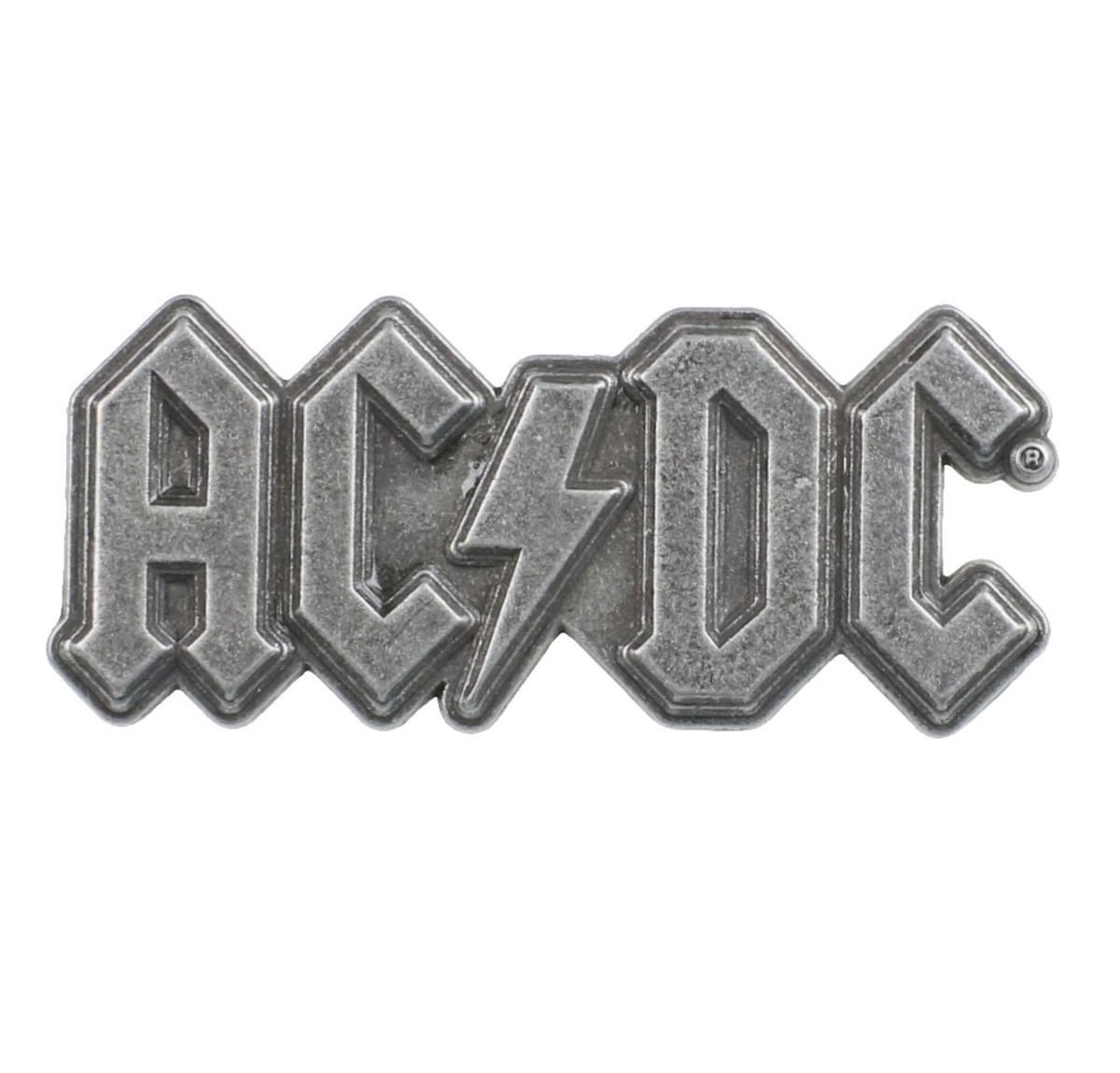 připínáček AC/DC - Metal Logo - RAZAMATAZ