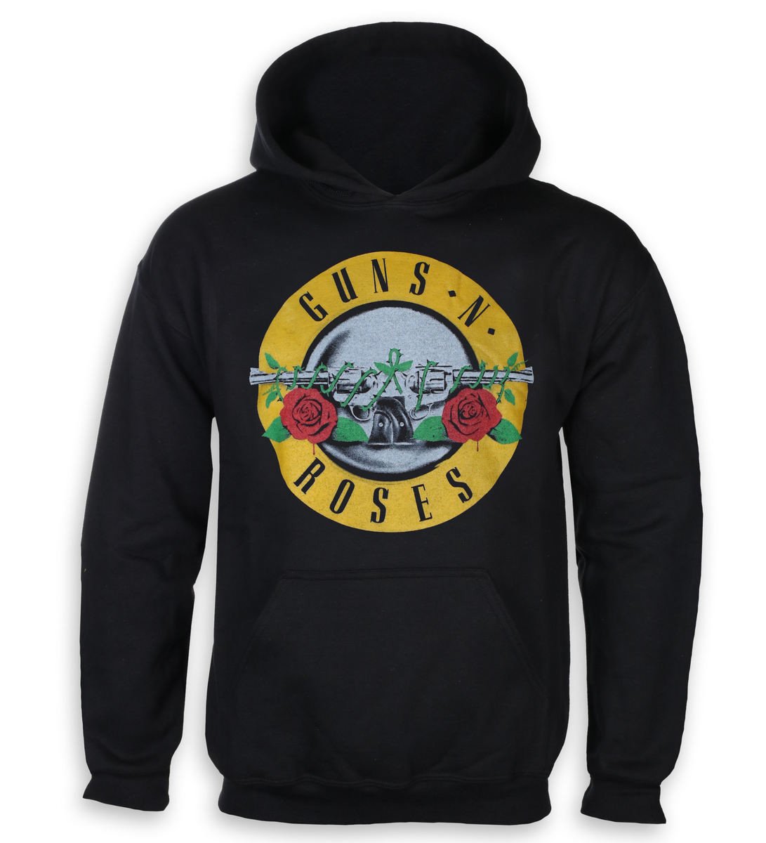 mikina s kapucí Guns N' Roses - Classic Logo - ROCK OFF - GNRHD04MB S