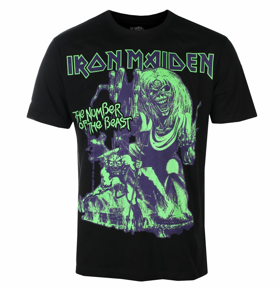Tričko metal pánské Iron Maiden - Iron Maiden - BRANDIT - 61050-black S