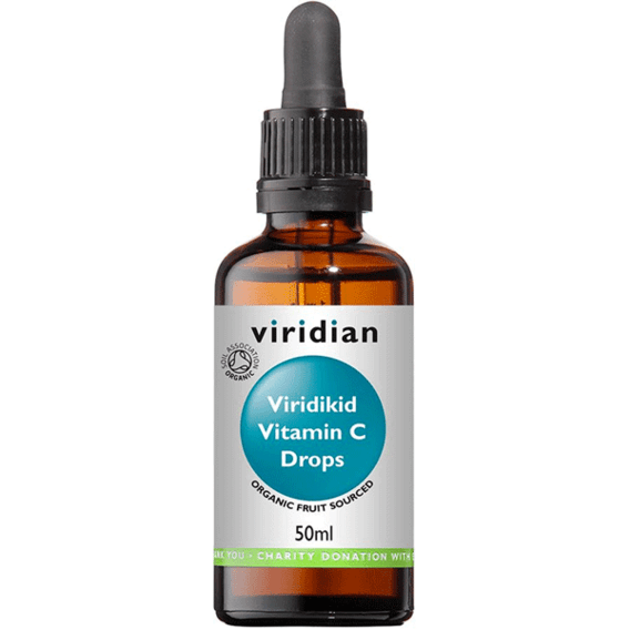 Viridian Viridikid Vitamin C drops Organic Velikost balení: 50ml