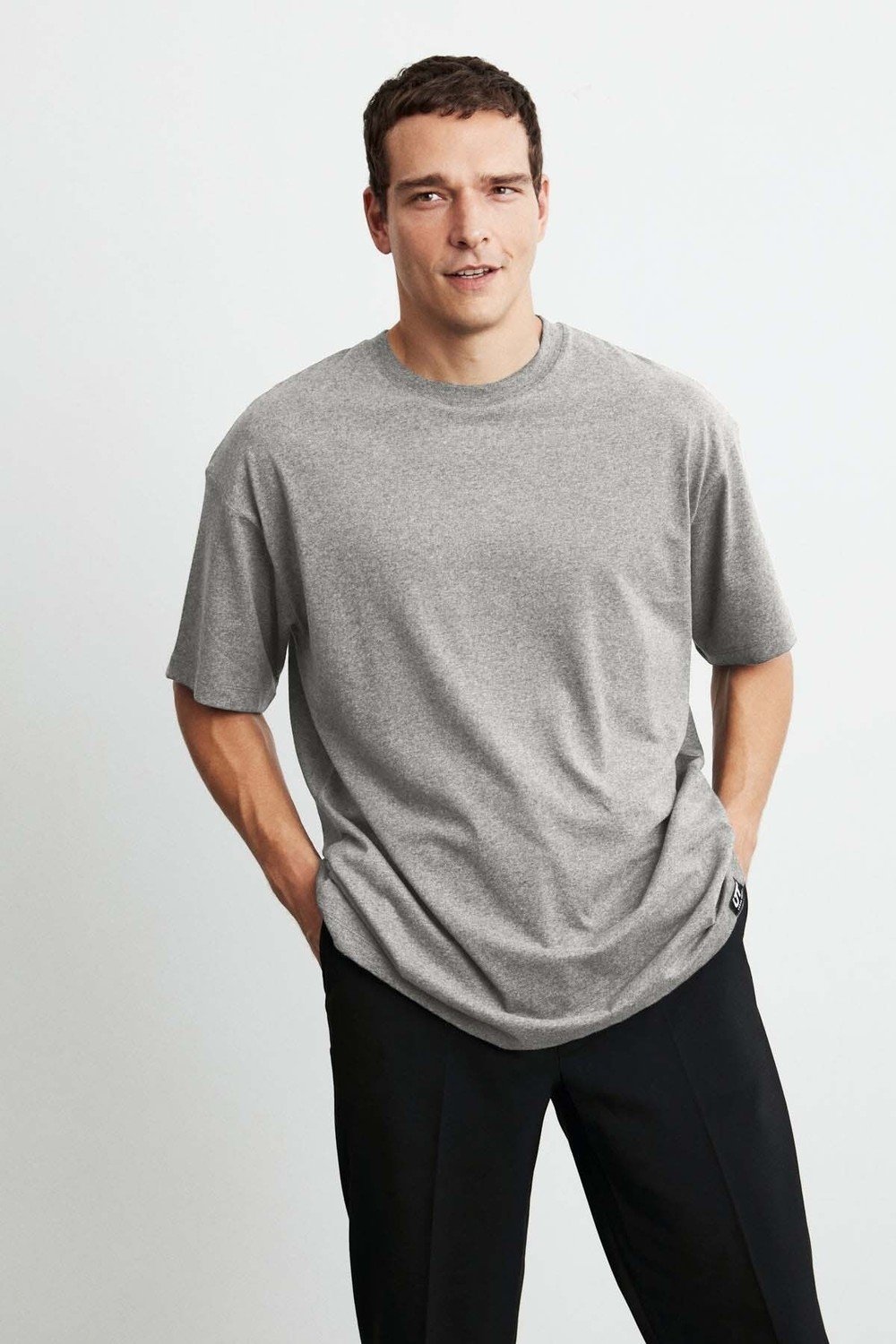 GRIMELANGE T-Shirts - Grau - Oversize