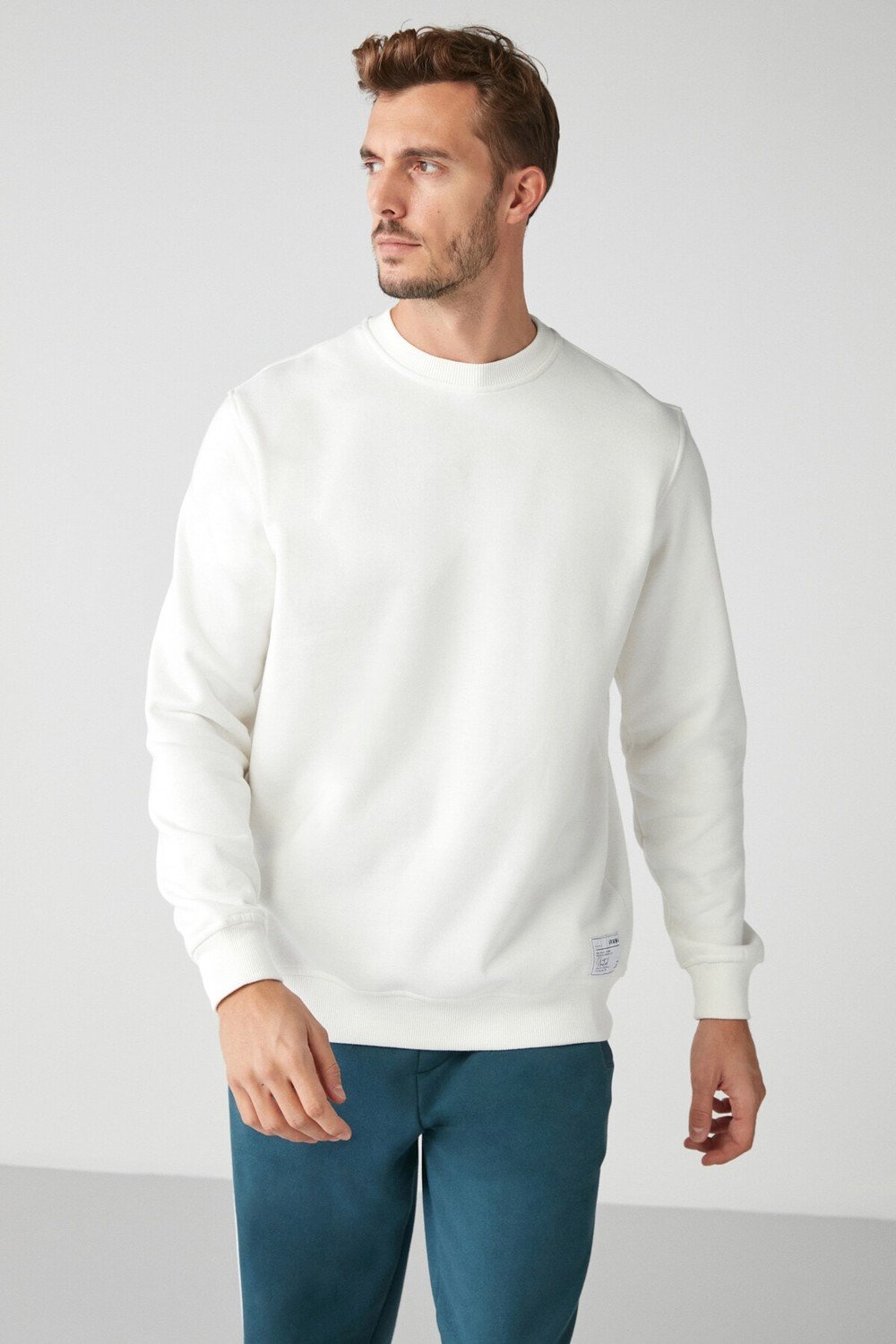 GRIMELANGE Sweatshirt - Weiß - Relaxed fit