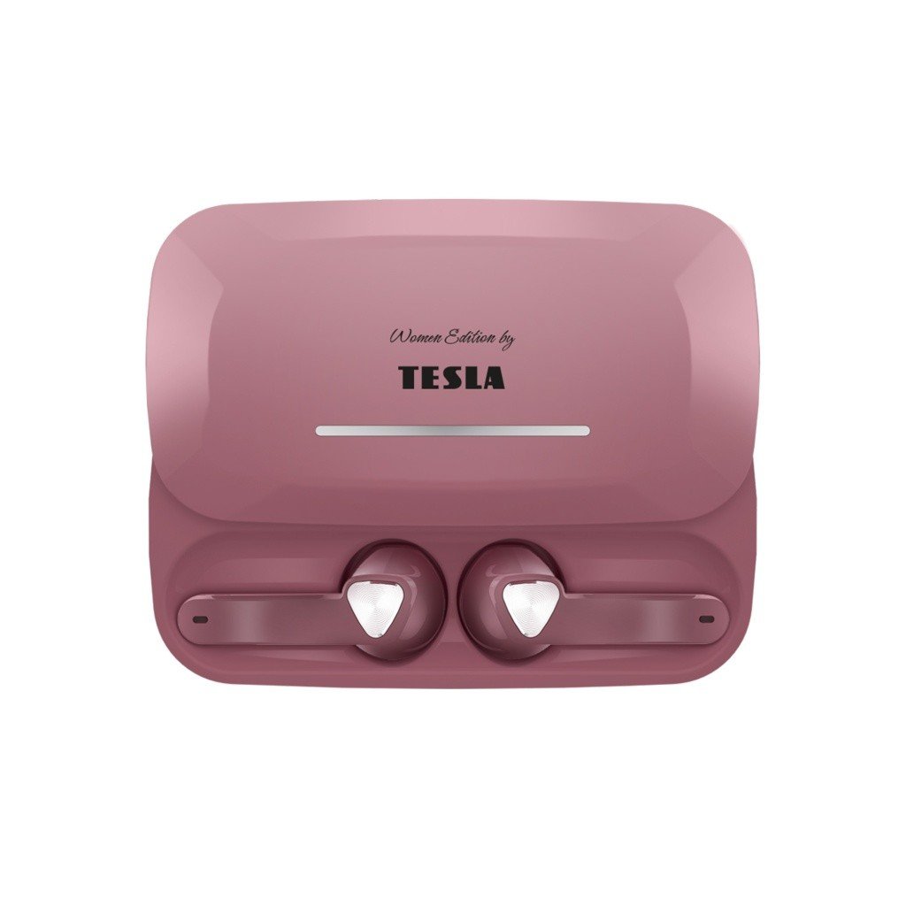 TESLA Sound EB20 - bezdrátová Bluetooth sluchátka (Pearl Pink)