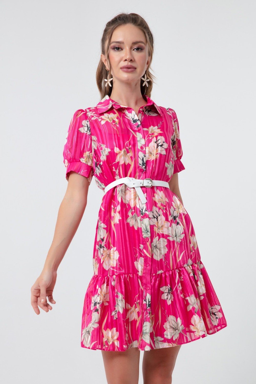 Lafaba Both Dress - Pink - Ruffle
