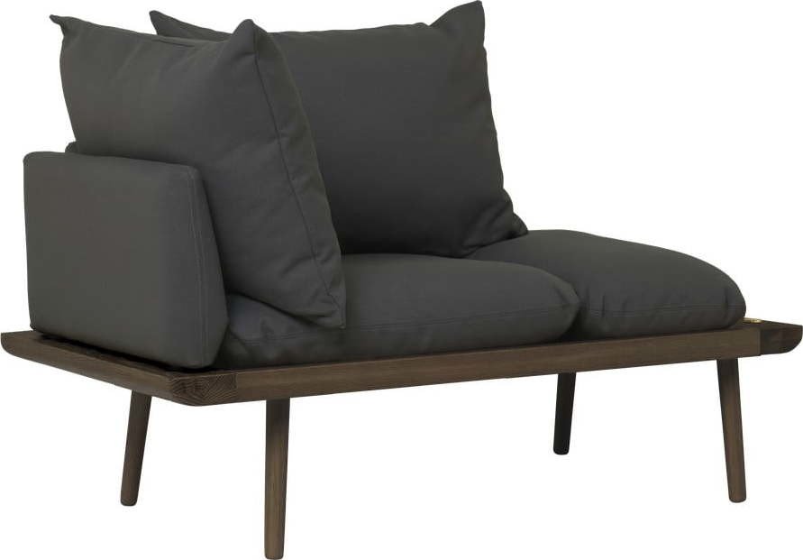 Antracitová pohovka 127 cm Lounge Around – UMAGE