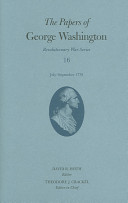 The Papers of George Washington, 16: July-September 1778 (Washington George)(Pevná vazba)