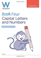 WriteWell 4: Capital Letters and Numbers, Year 1, Ages 5-6 (Sims Schofield &)(Paperback / softback)