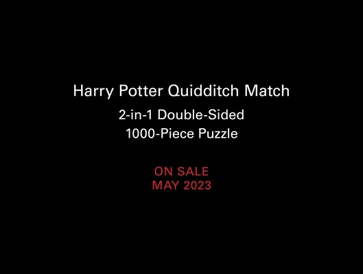 Harry Potter Quidditch Match 2-In-1 Double-Sided 1000-Piece Puzzle (Lemke Donald)(Other)