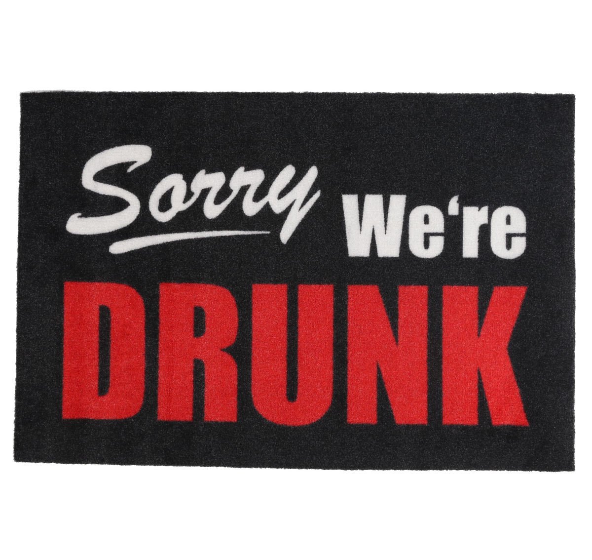 rohožka SORRY! We are Drunk - Rockbites