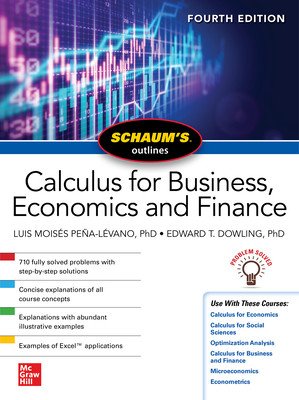 Schaum's Outline of Calculus for Business, Economics and Finance, Fourth Edition (Moises Pena-Levano Luis)(Paperback)