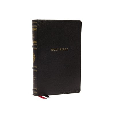 Nkjv, Personal Size Reference Bible, Sovereign Collection, Genuine Leather, Black, Red Letter, Comfort Print: Holy Bible, New King James Version (Thomas Nelson)(Leather)