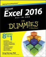 Excel 2016 All-in-One For Dummies (Harvey Greg)(Paperback / softback)