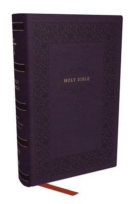 NKJV Compact Paragraph-Style Bible W/ 43,000 Cross References, Purple Leathersoft, Red Letter, Comfort Print: Holy Bible, New King James Version: Holy (Thomas Nelson)(Imitation Leather)