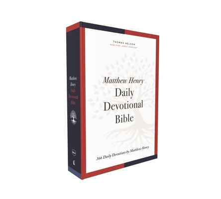 Nkjv, Matthew Henry Daily Devotional Bible, Paperback, Red Letter, Comfort Print: 366 Daily Devotions by Matthew Henry (Thomas Nelson)(Paperback)