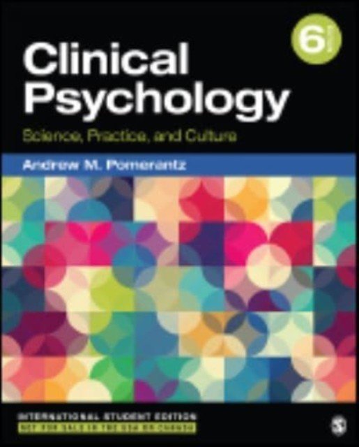 Clinical Psychology - International Student Edition - Science, Practice, and Diversity (Pomerantz Andrew M.)(Paperback / softback)