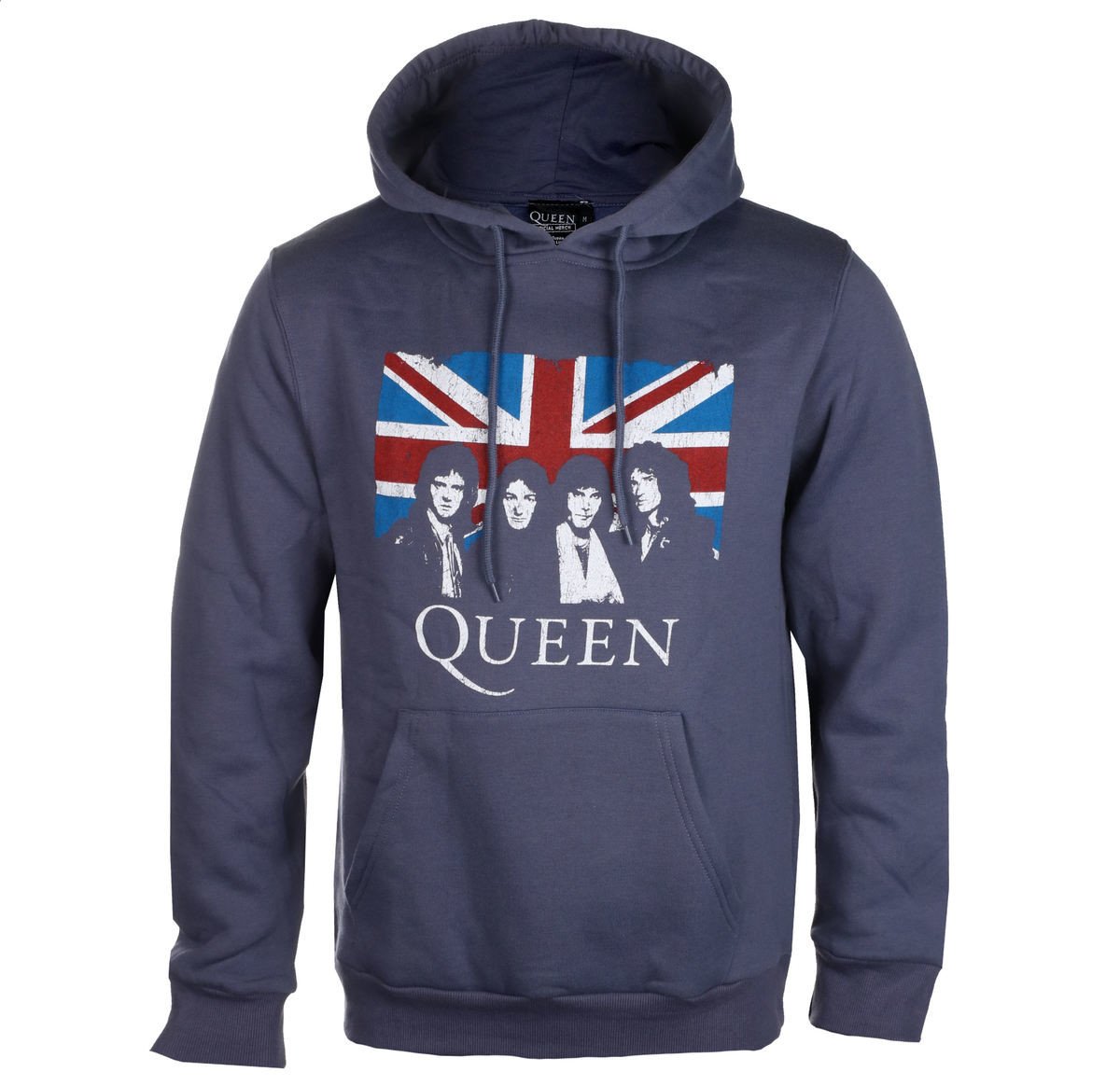 mikina s kapucí Queen - Vintage Union Jack - ROCK OFF - QUHD02MN S